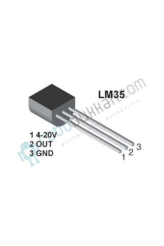 Robodukkan-Lm35 Sıcaklık Sensörü