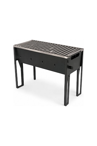 Mand Ayaklı Mangal & Barbekü - 55x30 Cm Yükseklik 45 Cm Siyah