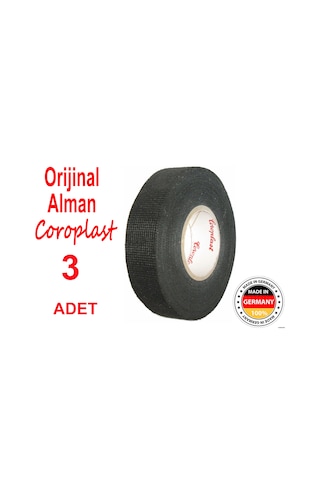Coroplast Bez Bant 3 Adet Alman Malı Tüylü Bez Bant Kumaş Bant