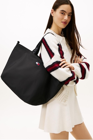 Tommy Hilfiger Tjw Ess Daily Siyah Kadın Tote Çanta-9578 Black