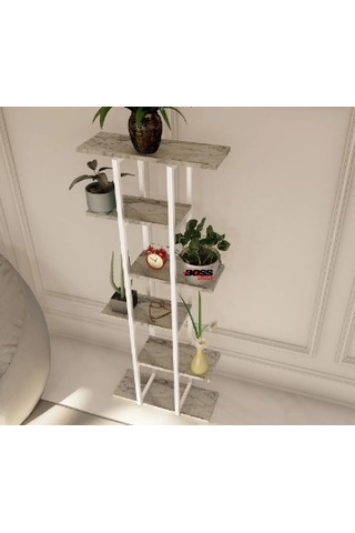 Titan Çiçeklik Beyaz Mermer