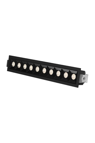 25w Sıva Altı Lensli Armatür Cri 95 5700 Kelvin Siyah