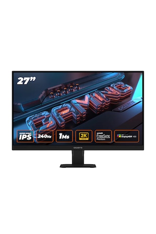 Gigabyte Gs27qxa 27" Qhd 240hz 1ms Freesync Premium Ss Ips Oyuncu