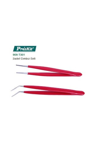 Proskit 908-t301 Düz-eğri Cımbız Seti 2adet