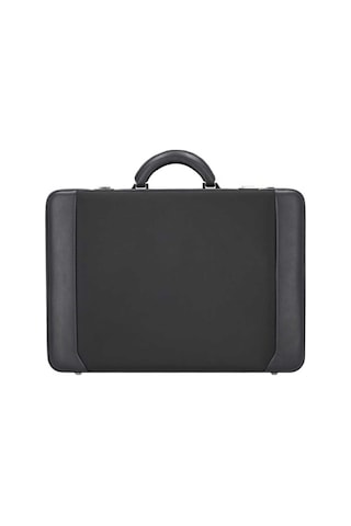 Alassio Modica 45 Cm Laptop Bölmeli Siyah Evrak Çantası