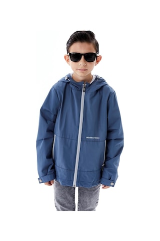 Benitto Kids Erkek Çocuk Kapüşonlu Mevsimlik Yağmurluk 51366 Mavi