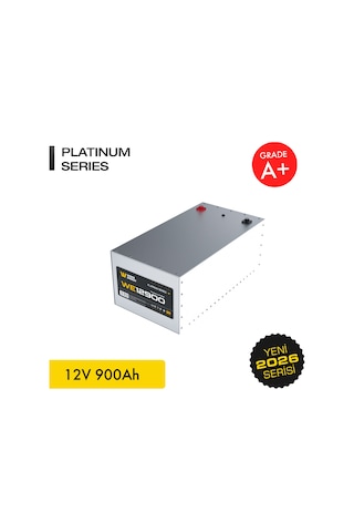Werer Energy 12V 900Ah LiFePO4 Platinum Series Bluetooth'lu Lityum Demir Fosfat Akü