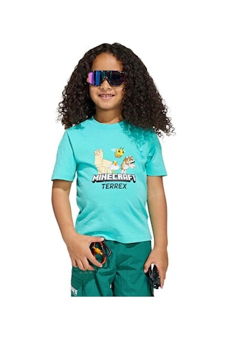 Adidas Terrex K Mc Mt Tee Çocuk Günlük Tişört Jz3588 Yeşil Yeşil