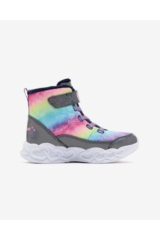 Skechers Infınıte Heart Lıghts Büyük Kız Çocuk Lacivert Işıklı Bot 303054l Nvmt Lacivert