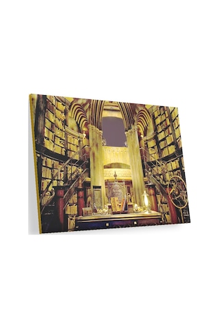 Cakasepetim Harry Potter Kütüphane Gizli Çömlekçi Cadı Ahşap Mdf Tablo