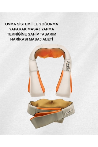 6 Başlıklı Isıtmalı Masaj Cihazı Tüm Vücut İçin Derin Kas Masajı