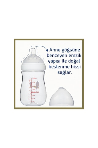 Bebedor Geniş Ağızlı Tritan Biberon 240 ML