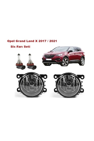Opel Grandland X 2017-2021 Sis Farı Seti 8200074008