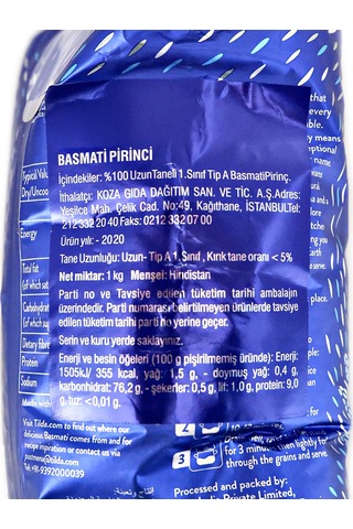 Tilda Basmati Pirinci 1 KG