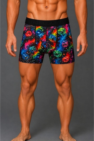 Brem Handsome Zar Desenli Erkek Boxer Çok Renkli