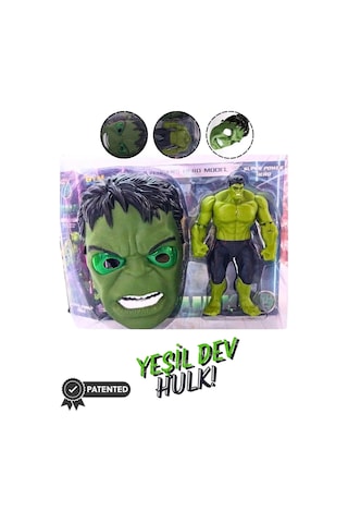 Prestij Oyuncak Figürlü Maskeli Tabancalı Hulk Seti Fab.0250 Hulk