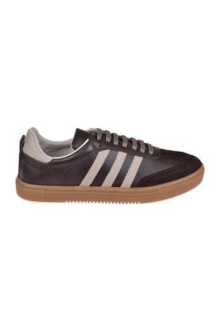 Floor Hakiki Deri Erkek Spor Ayakkabı Sneaker Mak-3030m Kahve