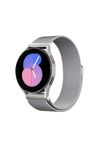 Huawei Watch Gt3 Pro 46mm Uyumlu Mıknatıslı Metal Hasır Kordon