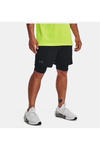 Under Armour Erkek UA Vanish Woven 2’si 1 Arada Şort 1373764-002 Siyah