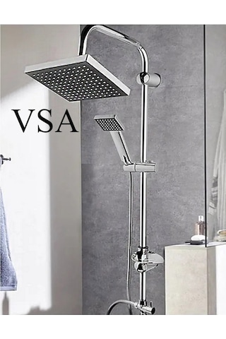 Newyork Yeni Nesil 2025 Banyo Duş Robot Seti Kaliteli Yağmurlama Tepe Set Standart Ölçüler Gri