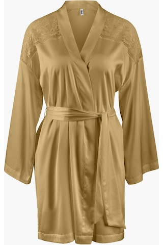 Aubade Midnight Whisper Kimono Zarif Seide Ve Dantel Detaylı Bronz