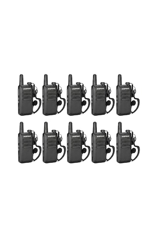 10lu Baofeng R5 Kablosuz El Telsizi Kulaklık Dahil Set - Pmr 446 Mikro Usb Şarjlı