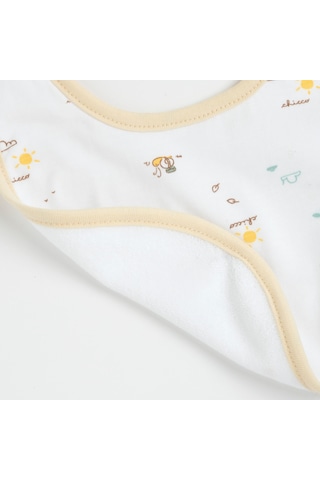 Chicco Kız Bebek Tulum, Şapka Ve Önlük Hediye Seti 09102093000000 000033 Beyaz
