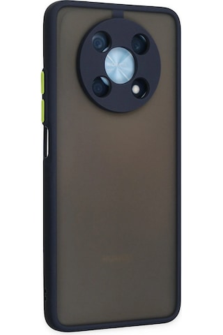 Newface Huawei Nova Y90 Kılıf Montreal Silikon Kapak Semeglbl - 37 - Lacivert