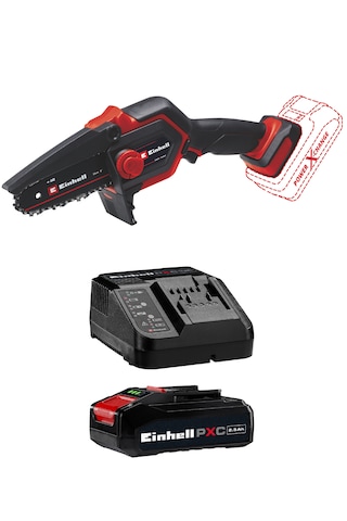 Einhell GE-PS 18/15 Li BL, Akülü Dal Budama Testeresi Seti (2,5 Ah Akü ve Şarj Cihazı Dahildir)
