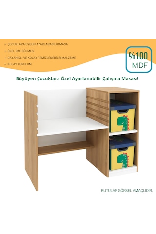 Ayarlanabilir Çalışma Masası %100 Mdf Kaliteyle Tasarlandı