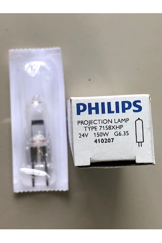 10 Adet Phılıps 7158xhp 24v 150w G6,35 Halojen Lamba