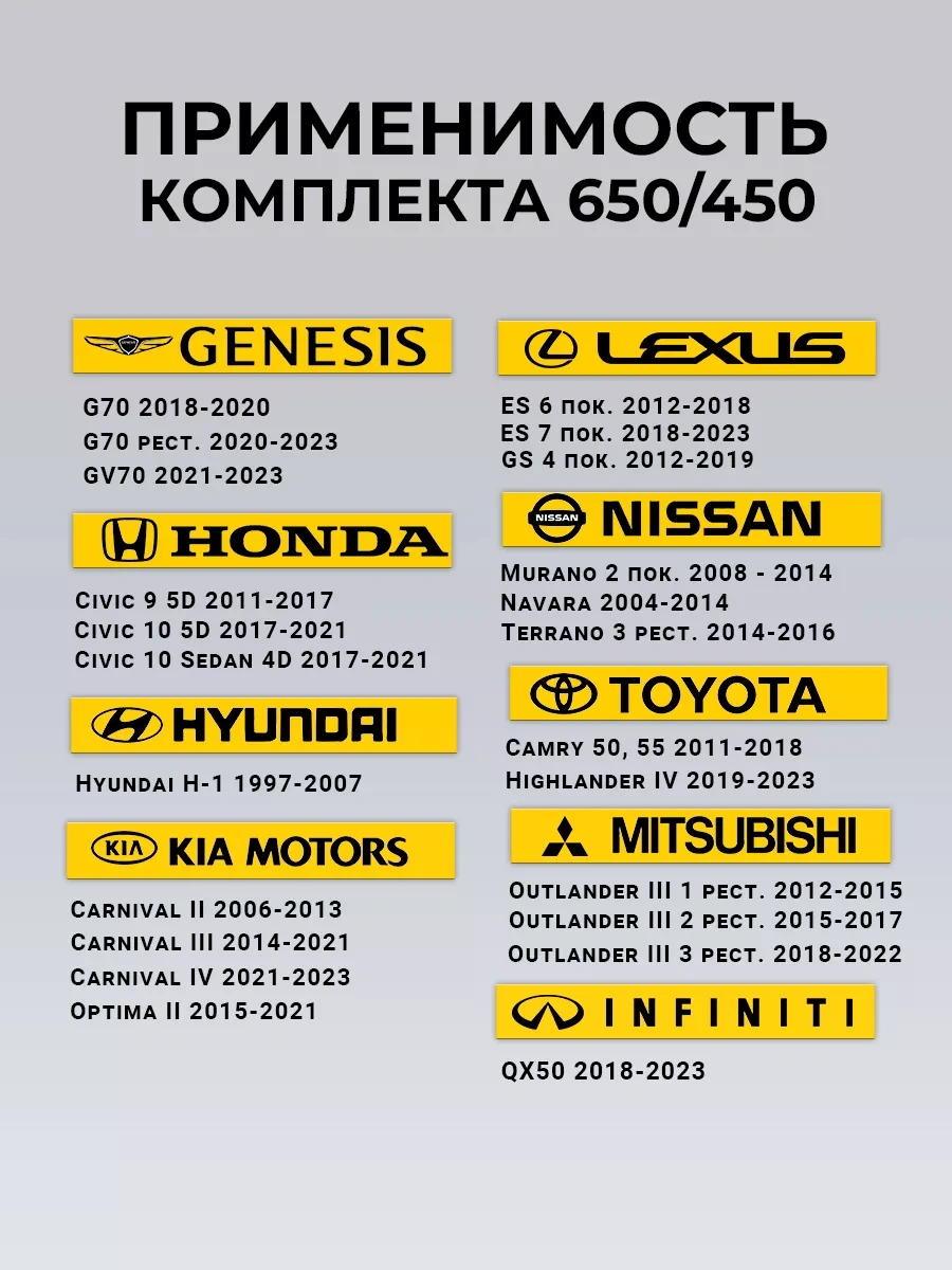 Rich Car Hibrit Cam Sileceği Görgüleri 650/450 230850419