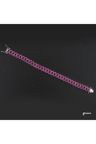 Silveranka-925 Ayar Gümüş Gurmet Bileklik