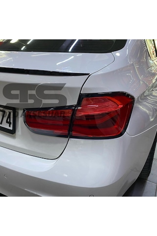 Sts Oto Aksesuar Bmw F30 318, 320, 325, 330, Bagaj Üstü Spoiler Piano Black (Parlak Siyah)
