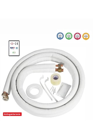 Klima Montaj Seti Boru Çapı : 1/4-3/8 Uzunluk 3 Metre 50