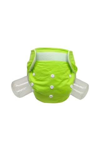 Bezhane Baby Ybb Yıkanabilir Cırt Cırtlı Bebek Bezi Cepli Neon Yeşil
