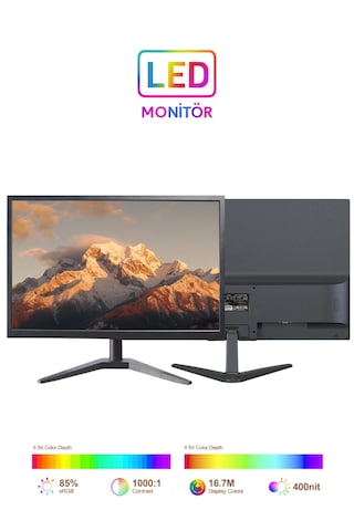 19 Dahili Hoparlörlü 60 Hz Led Monitör