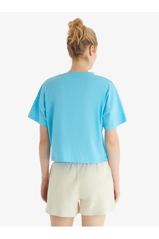 Blackspade Kadın T-shirt 60552 - Mavi Mavi