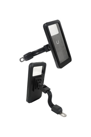 Avtoprom Bisiklet Ve Motosikletler İçin Su Geçirmez Telefon Tutucu 411276004 Siyah