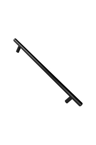 Mutfak Ve Banyo Dolabı Kapakları Ve Çekmeceler İçin Metal Kulp Paslanmaz Mobilya Dolap Kulbu 224mm Mat Siyah 2 Adet
