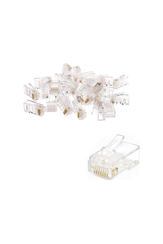 S-Link SL-COB8P RJ45 Cat6 Soket Konnektör Paketi 100'lü S-Link SL-COB8P RJ45 Cat6 Soket Konnektör Paketi 100'lü