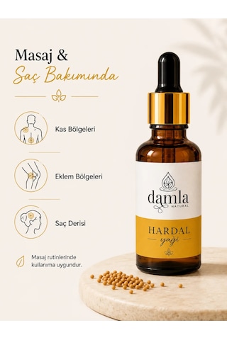 Biodamla Natural Hardal Yağı 20 Ml
