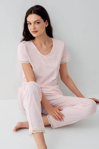 Pierre Cardin Kadın Pembe Pijama Takımı Pembe