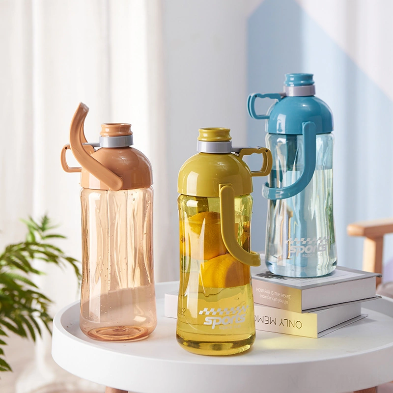 Moveevo Yeşil Spor Su Bardağı 1420ml - Taşınabilir El Tutulu Plastik Kettle, Outdoor, Egzersiz Ve Öğrenci Kullanıma Uygun Çok Renkli