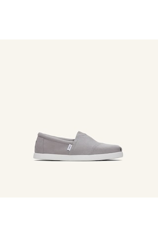 10019880 Drizzle Grey Espadril Erkek 10019880 Toms Alp Fwd Drizzle Grey Recycled Cotton Canvas Gri