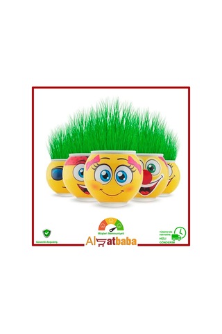 Emoji Çim Adam Tekli - 10 Adet