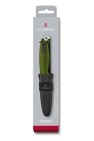 Victorinox 3.0902.4 Venture Kamp Bıçak Yeşil Siyah - Yeşil