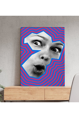Bk Gift Fantastic Tasarımlı Kanvas Tablo-29 50x70cm Ev Dekorasyonu, Ev Hediyesi Bitmeyencom29943 Bk Gift