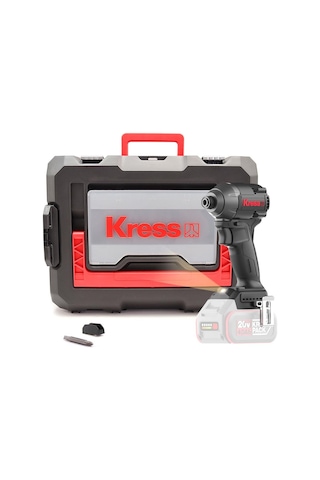 Kress KUB61.91 20 V 230 Nm Kömürsüz Şarjlı Otomatik Darbe Ayarlı Tornavida Akü Dahil Değildir