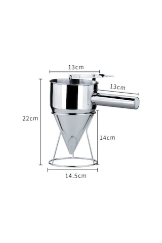 Cbtx Ahtapot Topları Alet Balık Topu Huni Raflı Konik Huni Çikolata Sosu Tahliyesi